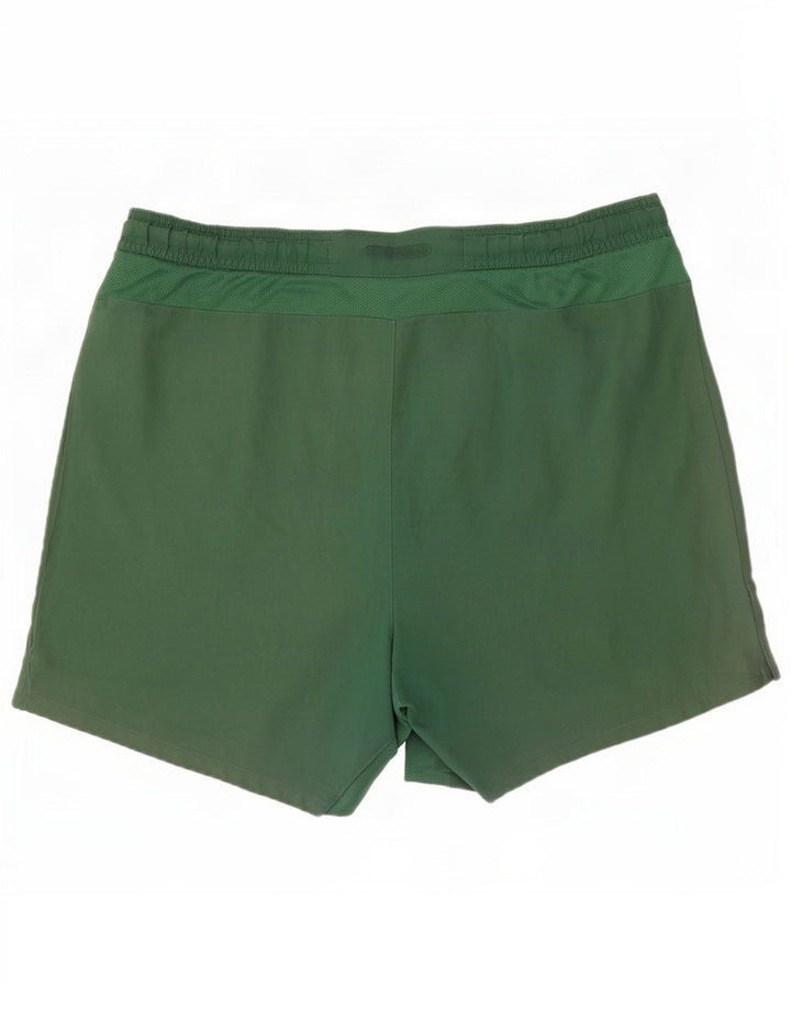 Nike Short de Sport Dri Fit Homme Vert Moyen