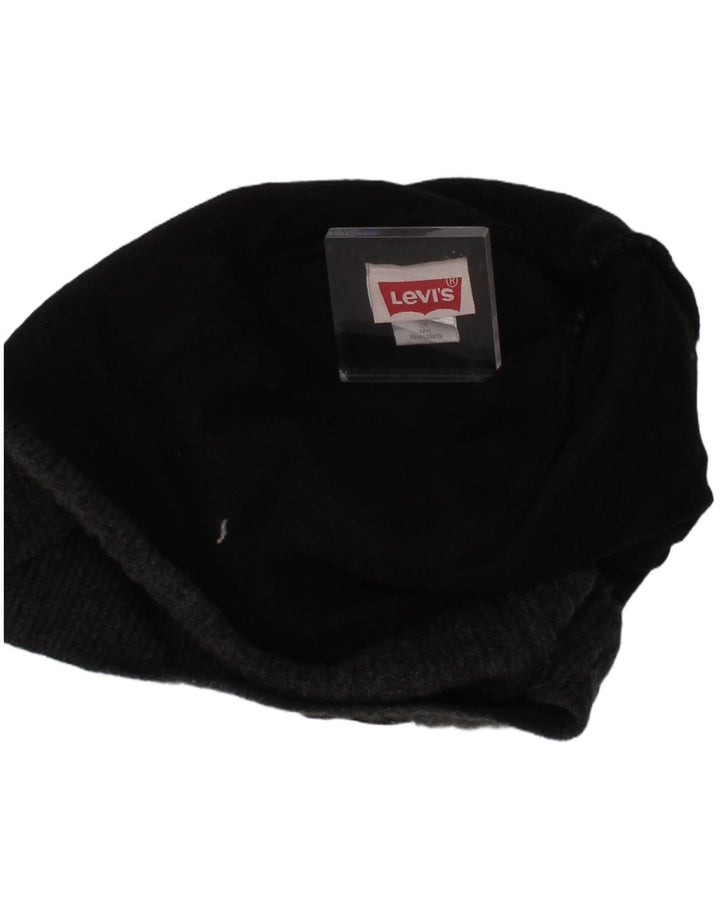Levi's Mens Knit Beanie Hat One Size Grey Acrylic