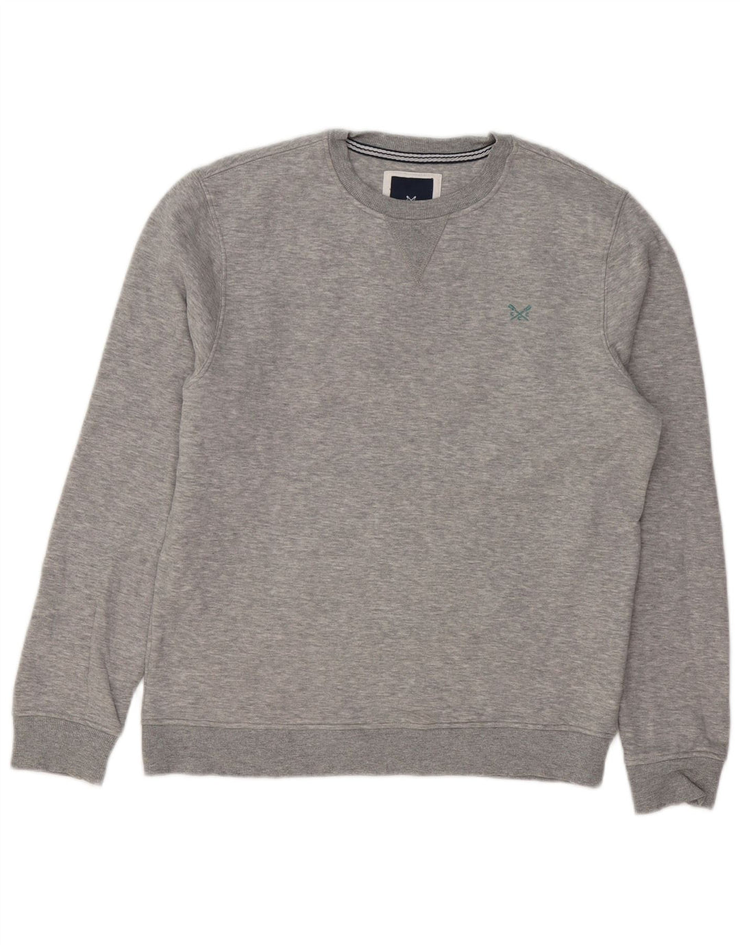 CREW CLOTHING Mens Sweatshirt Jumper Medium Grey Cotton