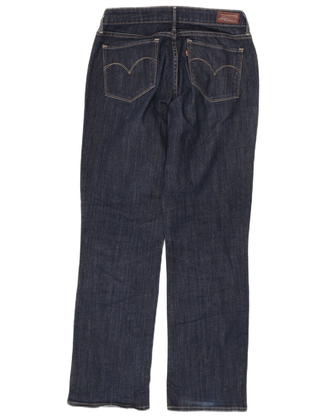 LEVI'S Lige jeans til kvinder W31 L30 Marineblå bomuld