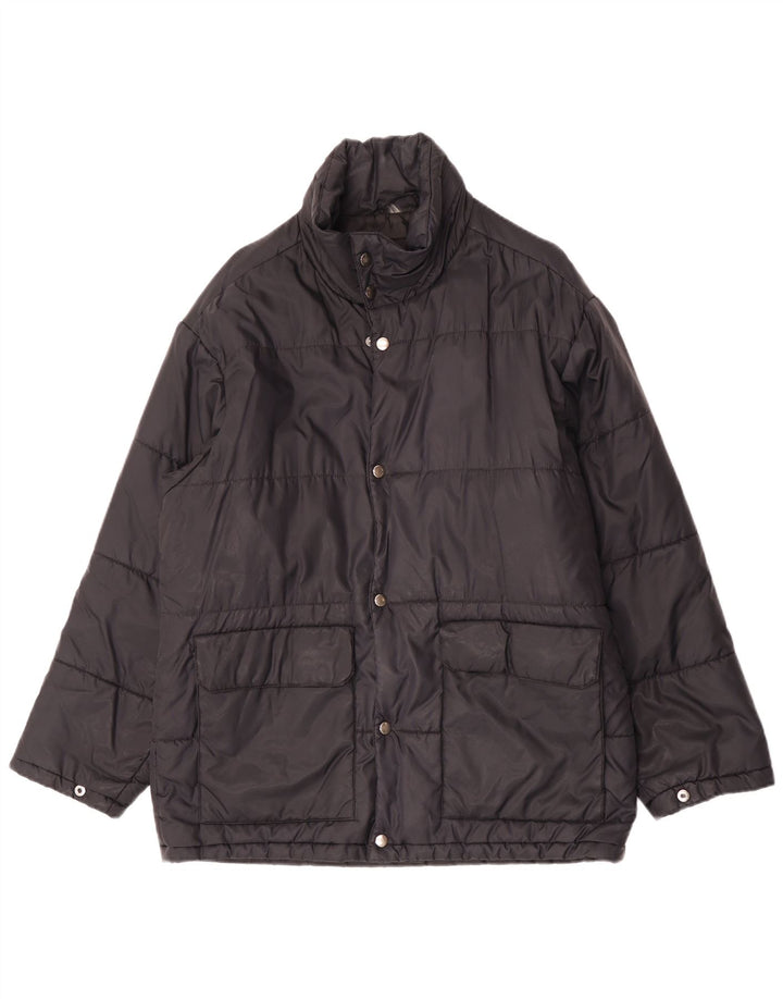 Egon Von Furstenberg Mens Padded Jacket UK 40 Large Black