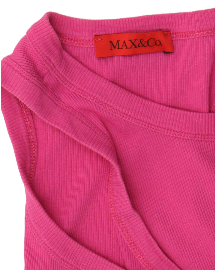 Vest Top pentru femei Max & Co. UK 12 Roz mediu