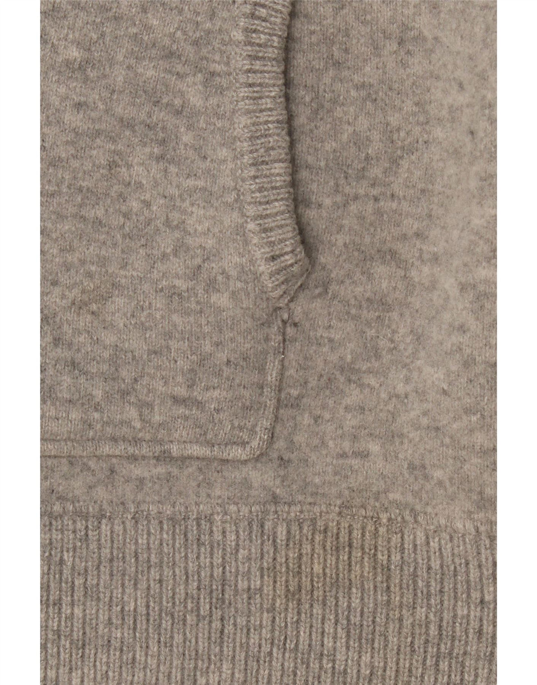 Zara Womens Hooded Cardigan Sweater UK 14 Medium Grey Wool