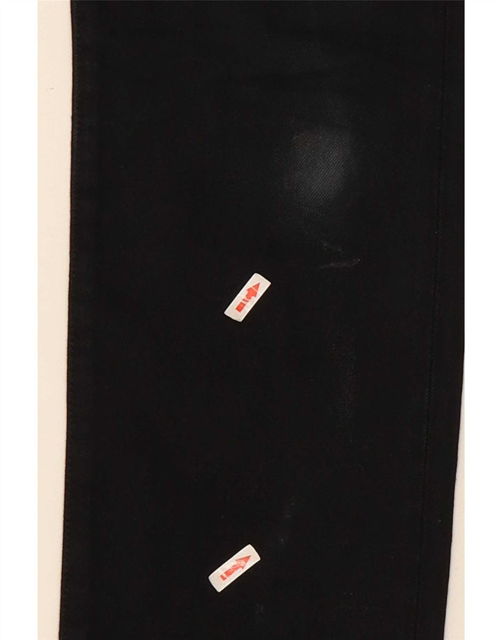 Levi's Mens 501 Straight Jeans W31 L32 Black Cotton