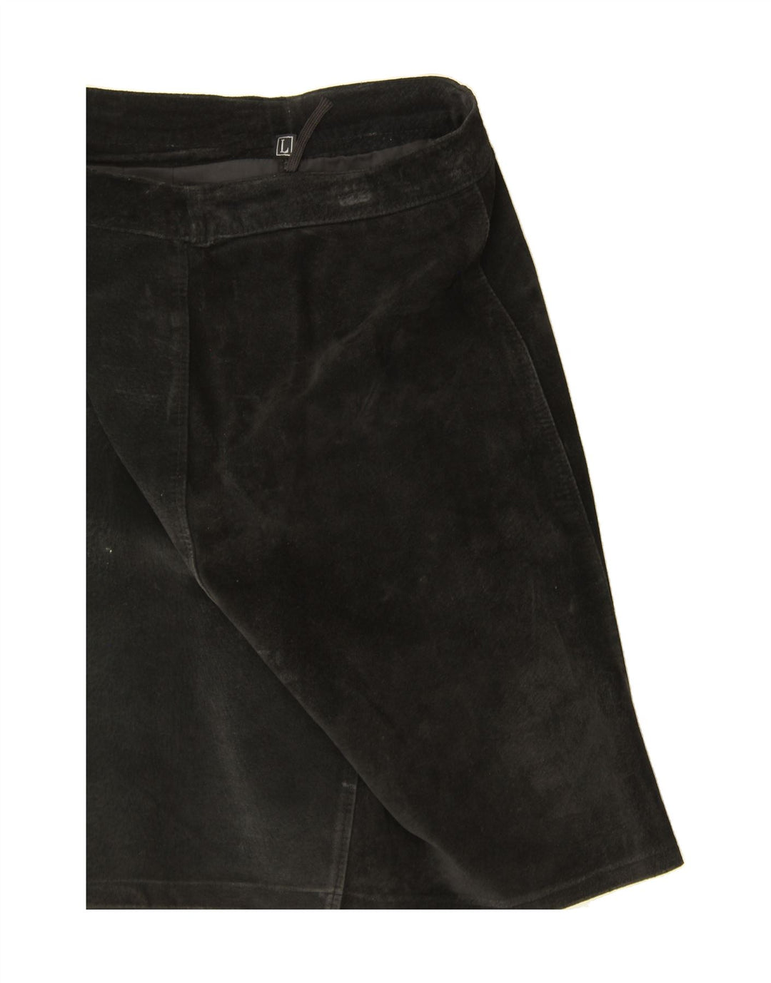 VINTAGE Womens Suede Pencil Skirt Large W28  Grey Vintage Vintage and Second-Hand Vintage from Messina Hembry 