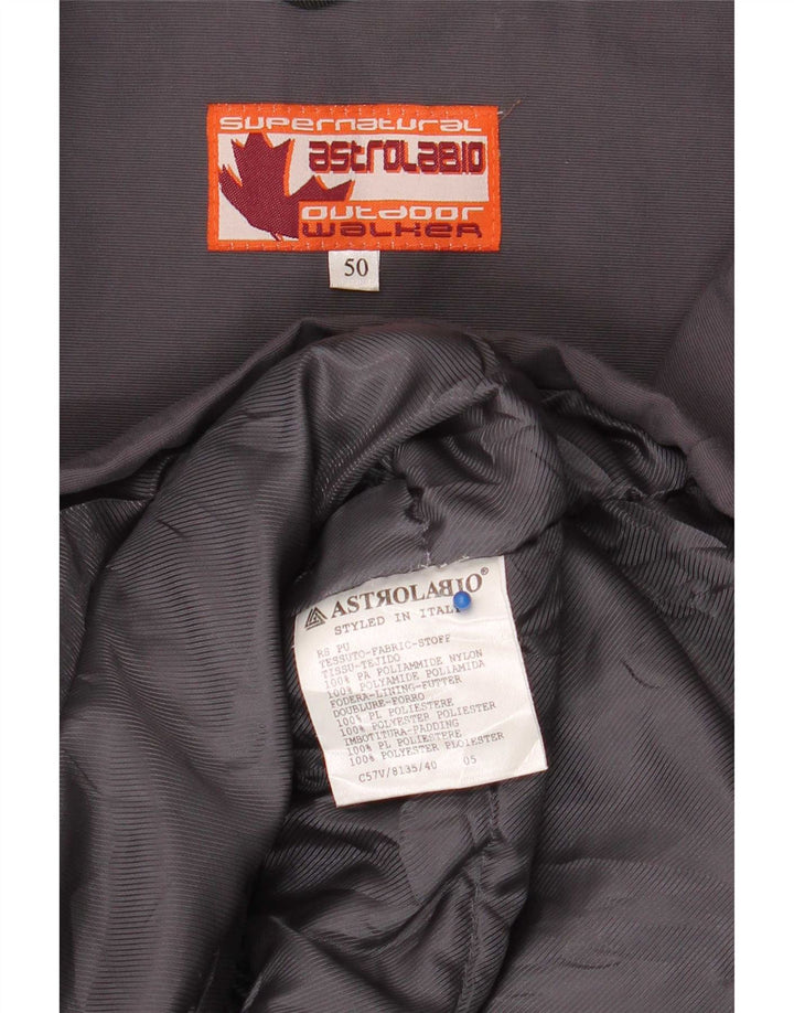 Astrolabio Ανδρικό μπουφάν Parka με κουκούλα IT 50 Large Grey Polyamide