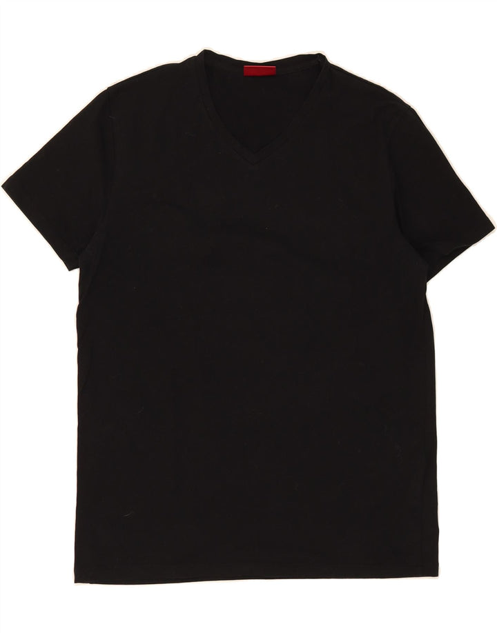 HUGO BOSS Mens T-Shirt Top Large Black Cotton Vintage Hugo Boss and Second-Hand Hugo Boss from Messina Hembry 