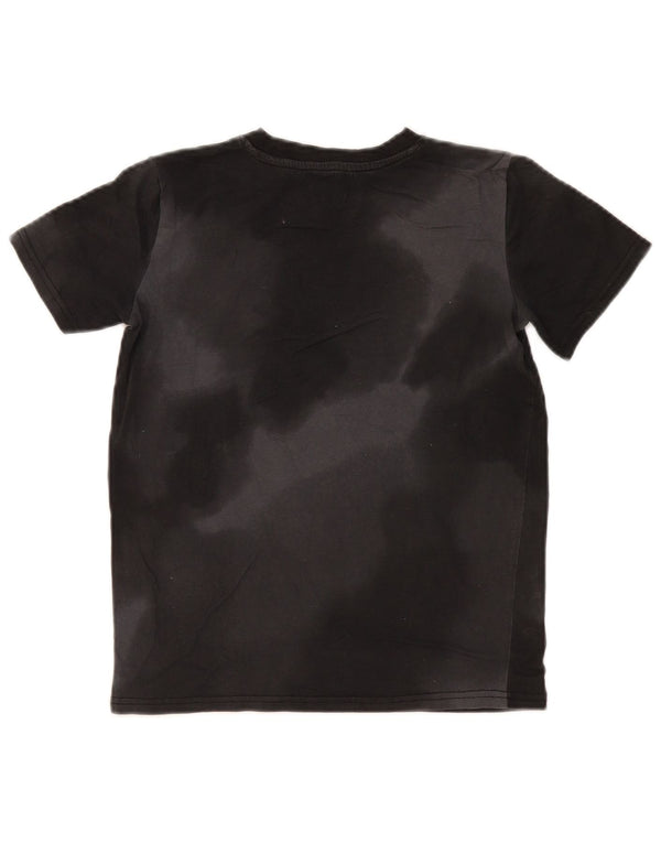 Champion Boys Graphic T-Shirt Top 9-10 Years Medium Black Tie Dye Cotton