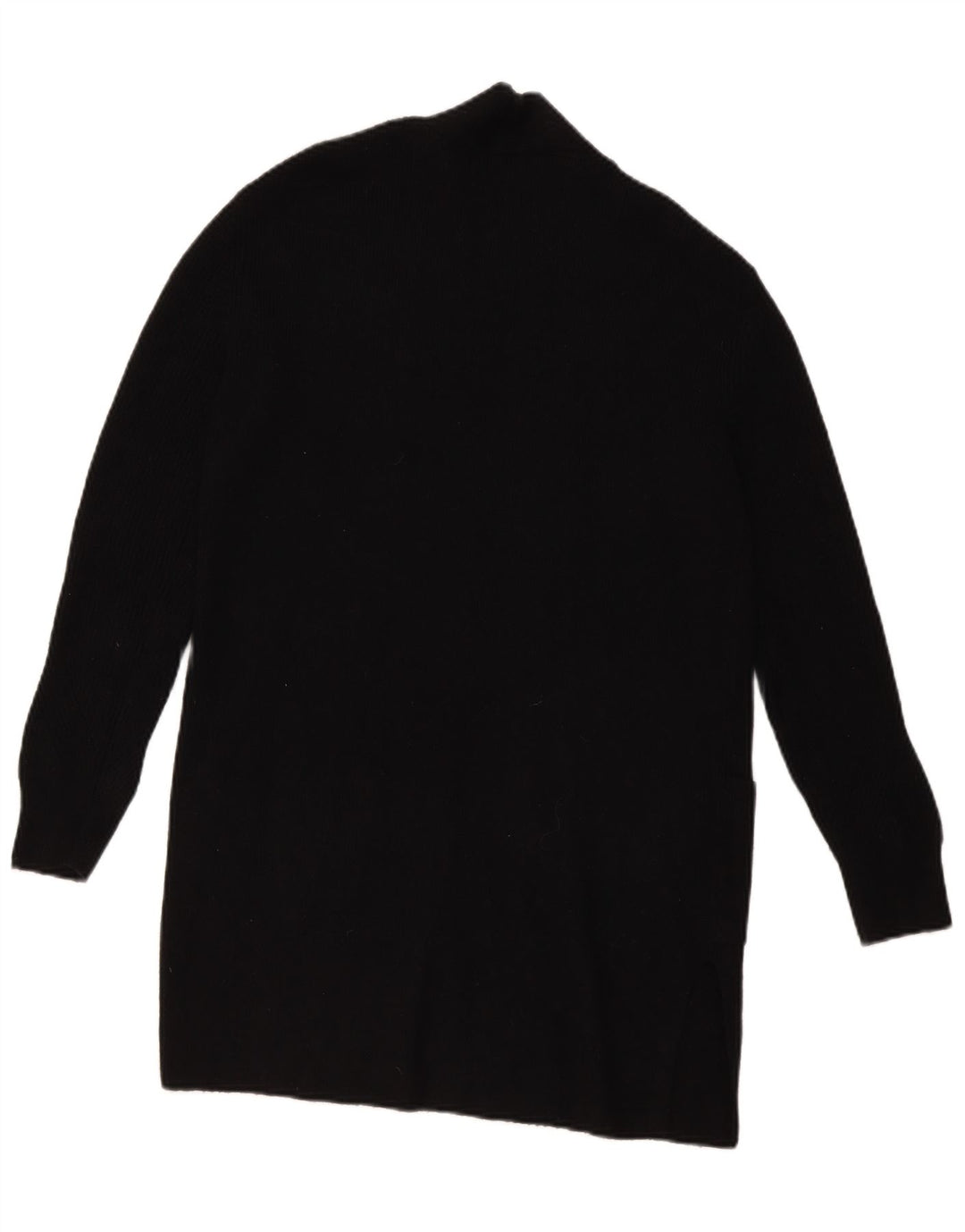 Marks & Spencer Womens Longline Cardigan Sweater UK 10 Small Black