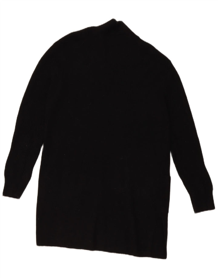 Marks & Spencer Womens Longline Cardigan Sweater UK 10 Small Black