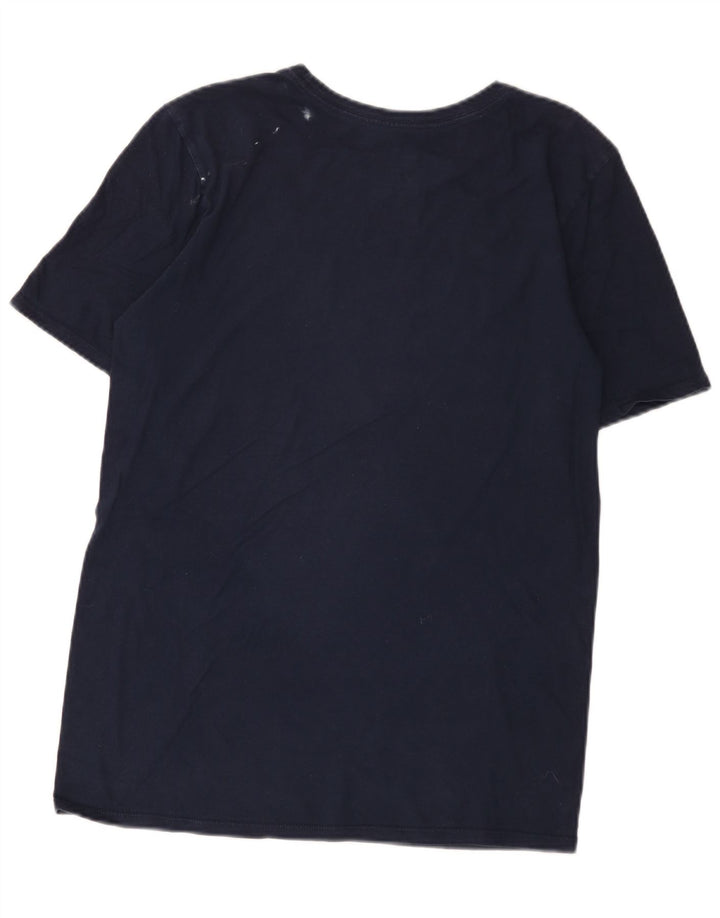 Nike Mens Athletic Cut T-Shirt Top Small Navy Blue Cotton