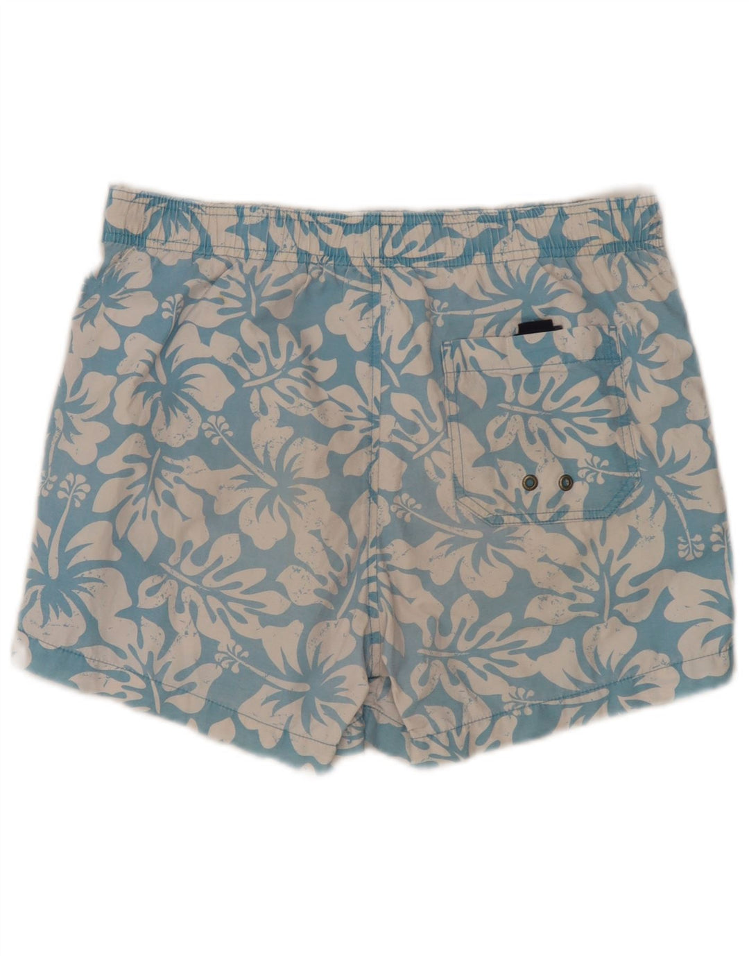 North Sails Mens Swimming Shorts Medium  Blue Floral Cotton