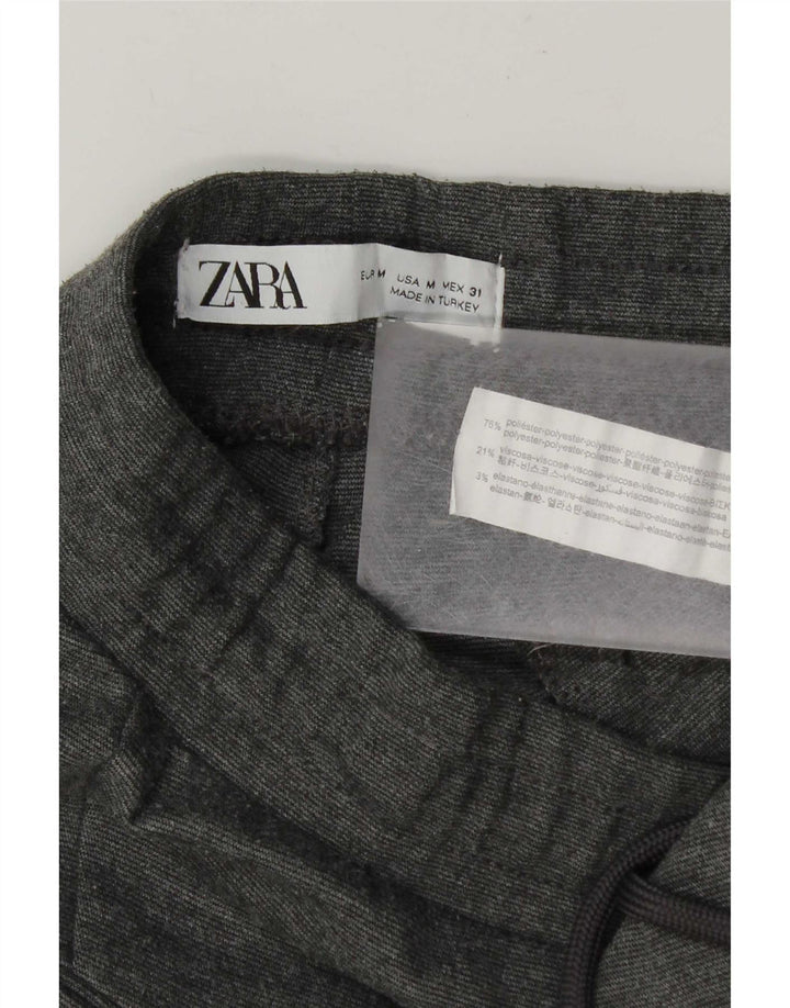 Мужские спортивные брюки Zara, джоггеры, средний серый полиэстер