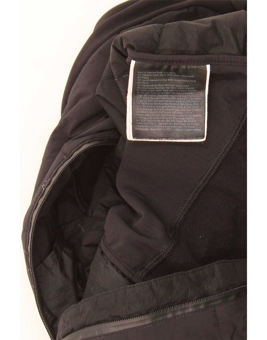 Lululemon Damen Weste US 6 Mittelschwarzes Nylon