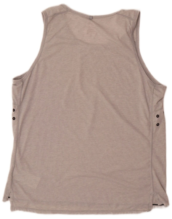 Nike Herre Dri Fit Vest Top Large Grå Colourblock Polyester