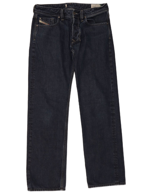 Мужские прямые джинсы Diesel Larkee Regular W33 L32, темно-синий, хлопок