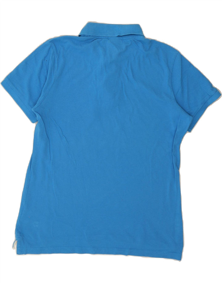 DIADORA Mens Polo Shirt Small Blue Cotton Vintage Diadora and Second-Hand Diadora from Messina Hembry 