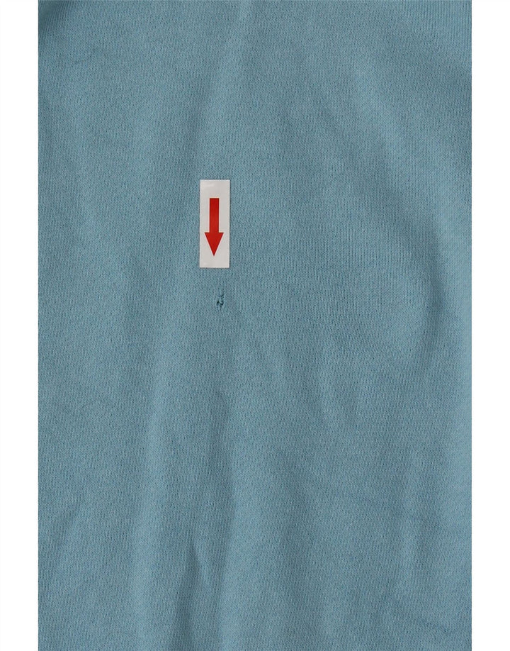 Adidas Womens Sweatshirt Jumper UK 10 Small Blue Cotton