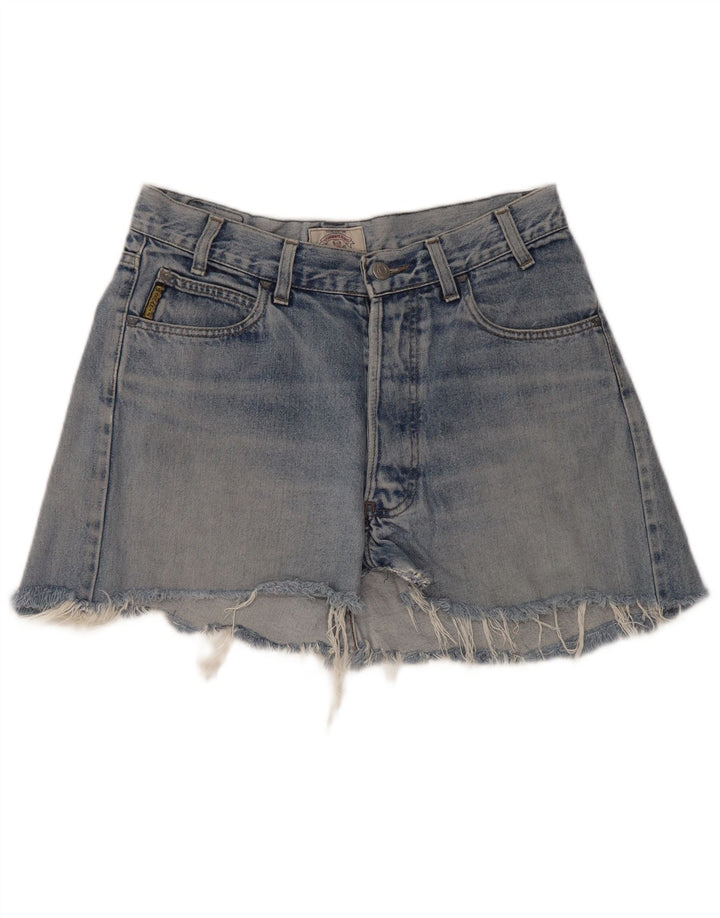 Armani Womens Mini Denim Skirt W30 Medium Blue