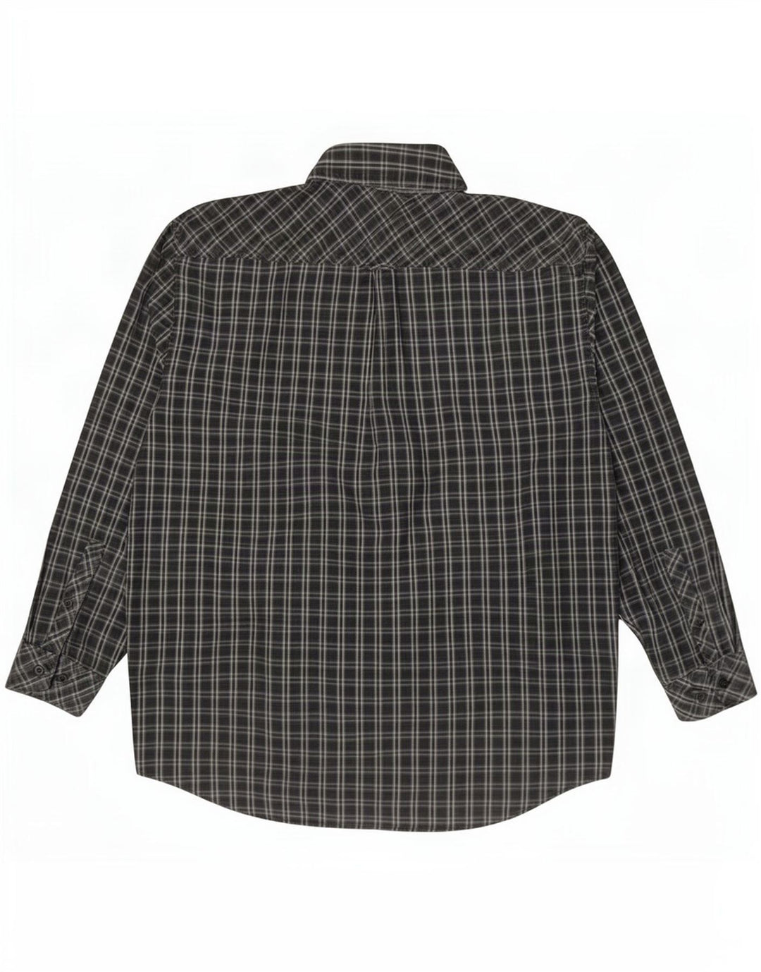 Camisa masculina Ben Sherman 2XL algodão xadrez cinza