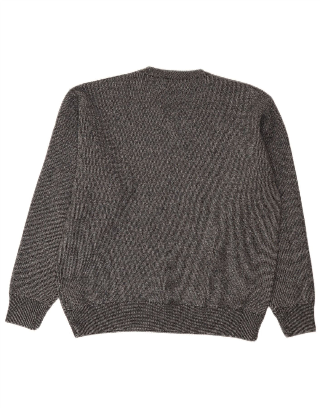 Marks & Spencer Womens V-Neck Jumper Sweater UK 16 Large Grey Flecked