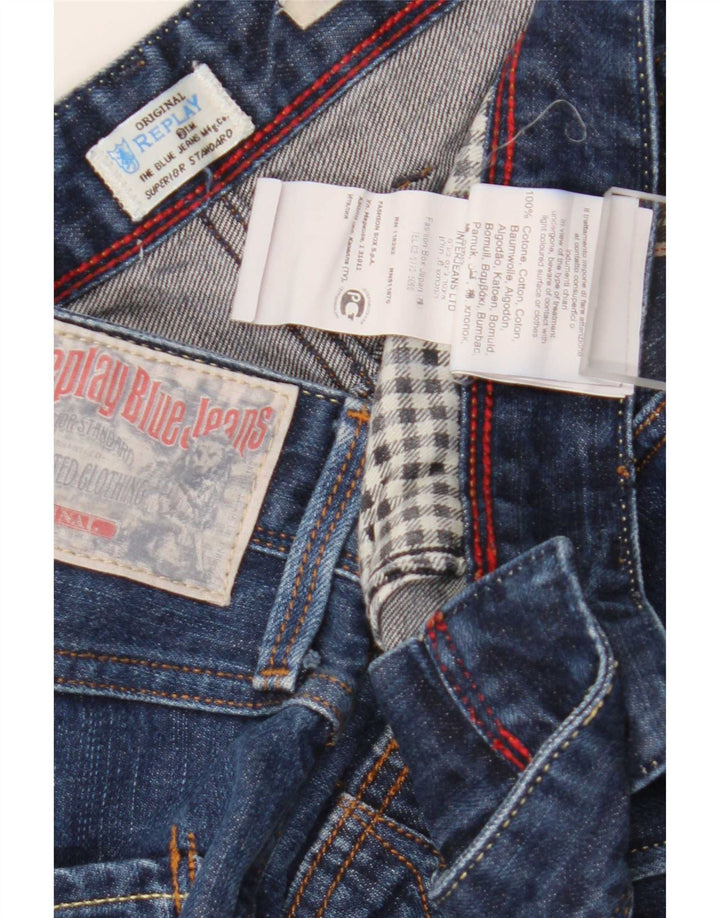 Jeans slim da uomo Replay W32 L32 cotone blu