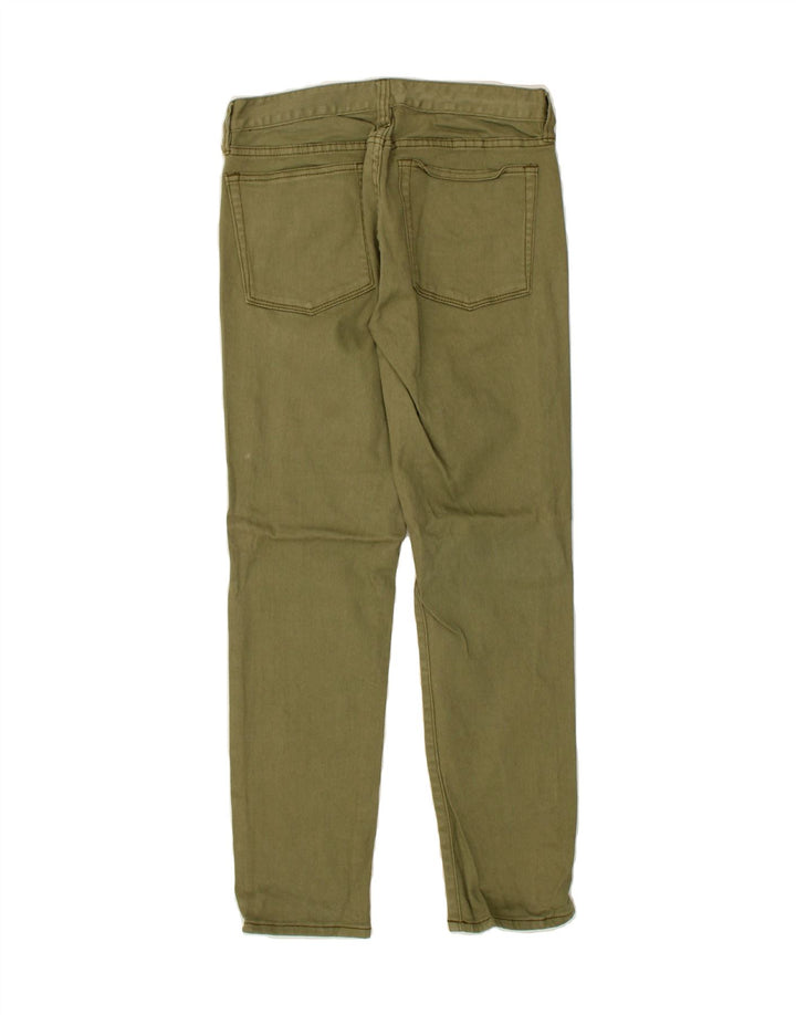 J. CREW Womens Slim Jeans W28 L28 Khaki Cotton Vintage J. Crew and Second-Hand J. Crew from Messina Hembry 