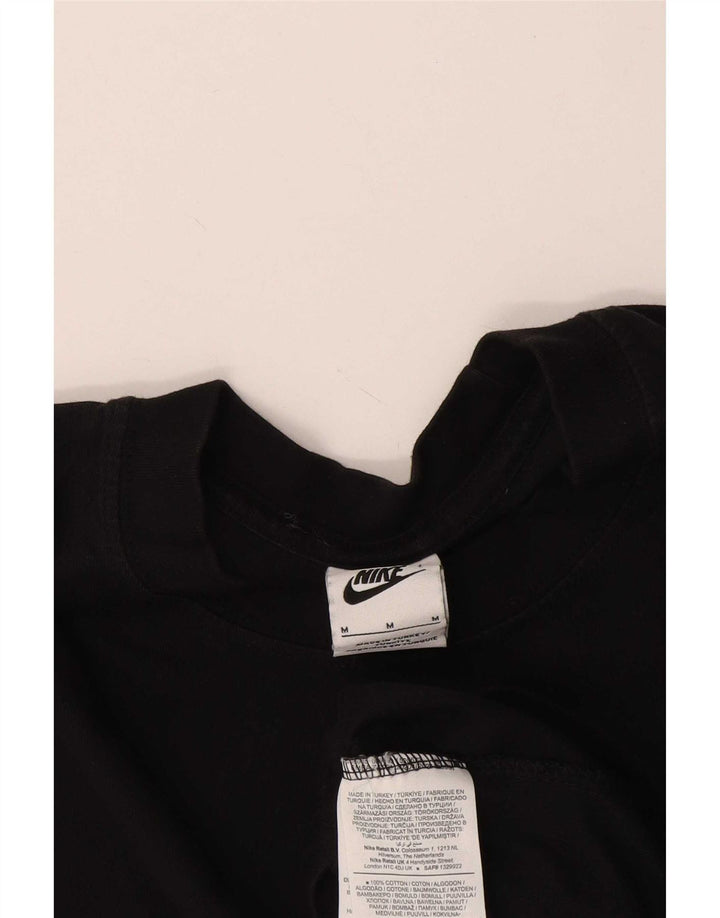 Nike Herre grafisk T-shirt Top Medium Sort Bomuld