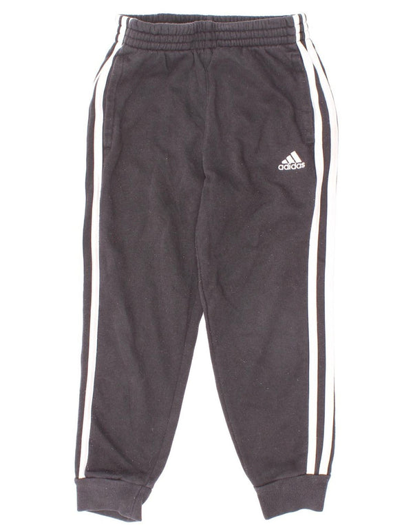 Adidas Pantalon de survêtement garçon Joggers 5-6 ans Noir Coton