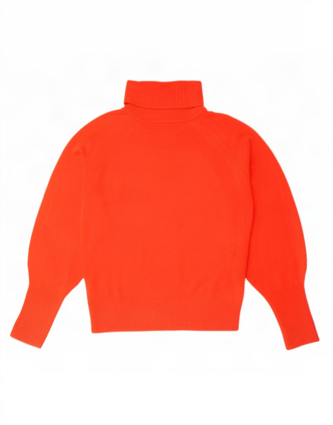 Marks & Spencer Damski sweter z golfem UK 10, mały, czerwony akryl