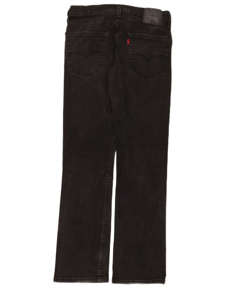 Levi's Masculino 527 Bootcut Jeans W30 L32 Algodão Preto