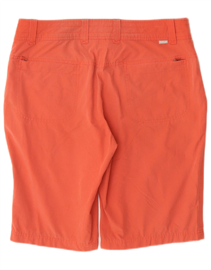 Pantaloni scurti chino pentru femei ROHAN UK 12 Medium W32 Orange Poliamidă
