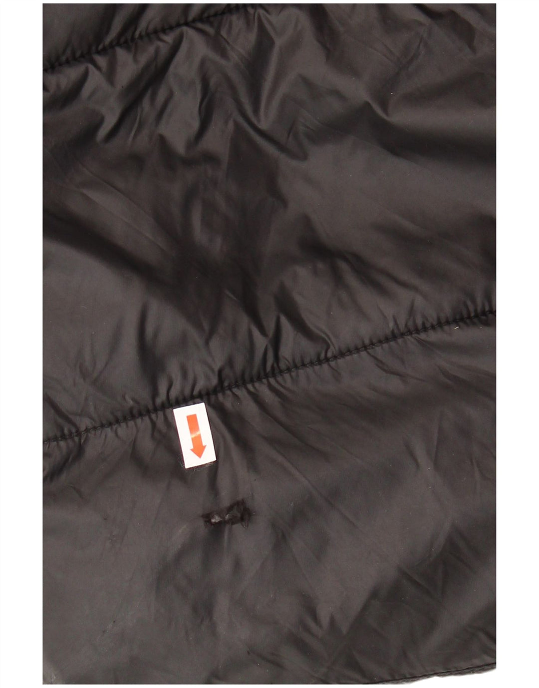 Zara Womens Hooded Padded Jacket UK 16 Large Black Polyester