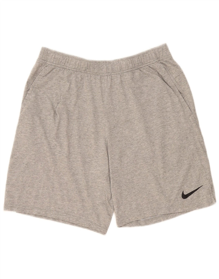 Nike Mens Casual Shorts Large Grey Cotton