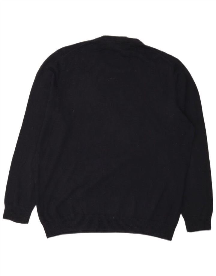 Lyle & Scott Mens Crew Neck Jumper Sweater 2XL Navy Blue