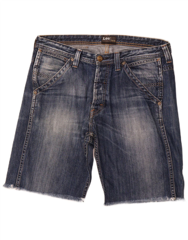 Pantaloni scurți din blugi pentru bărbați LEE W34 Large Blue