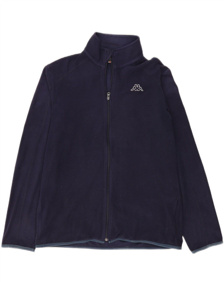 Jachetă fleece pentru bărbați KAPPA UK 42 XL bleumarin poliester