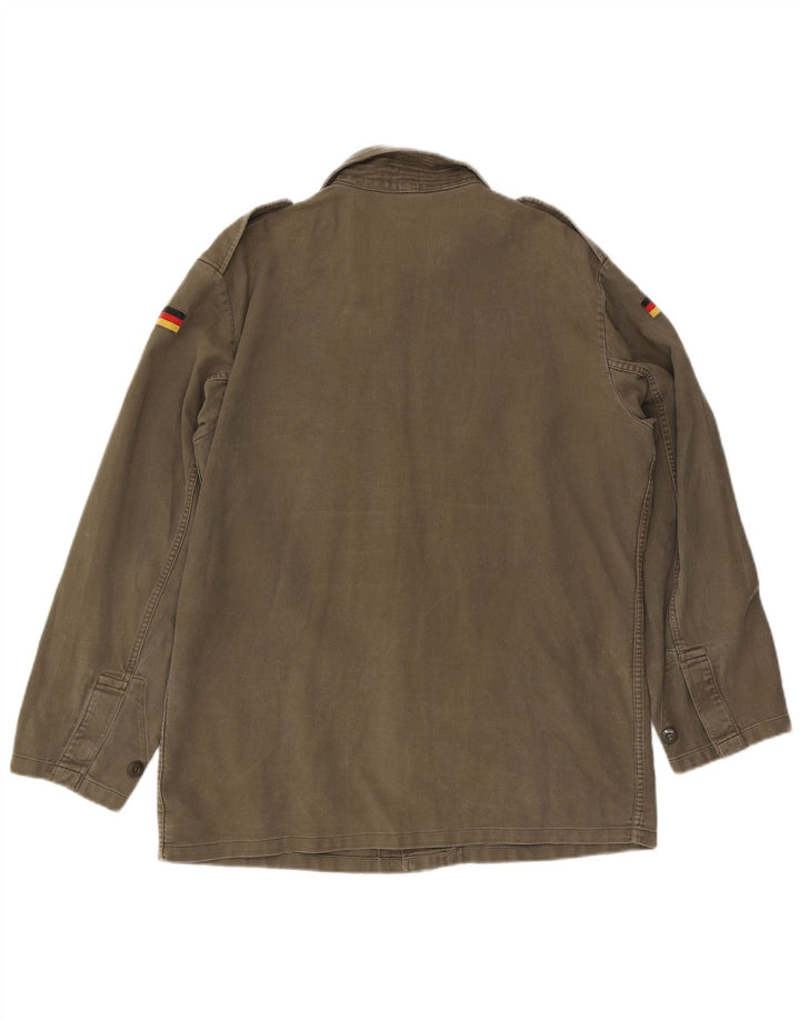 Vintage Mens Military Jacket UK 40 Large Green Army