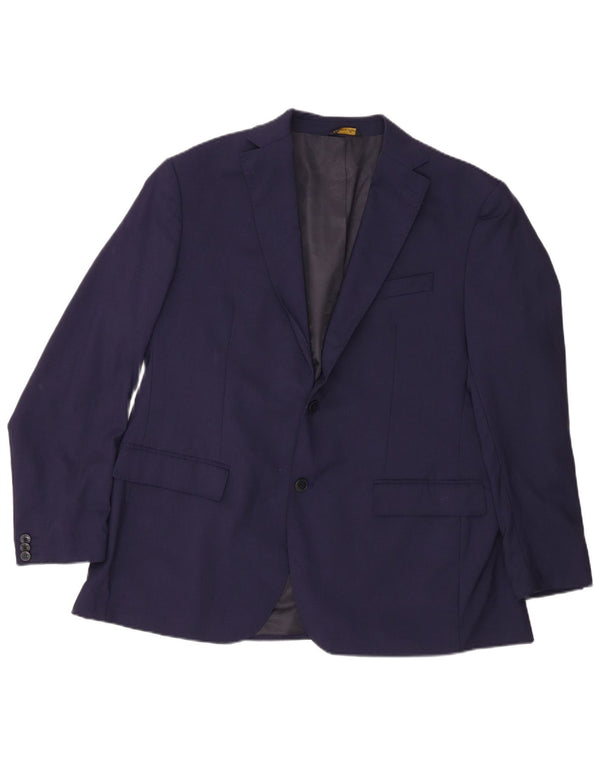 Pierre Cardin Herren-Blazer mit 2 Knöpfen, UK 40, große marineblaue Wolle