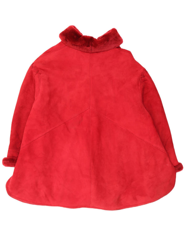 Nazareno Gabrielli Womens Oversized Jacket IT 44 Medium Red