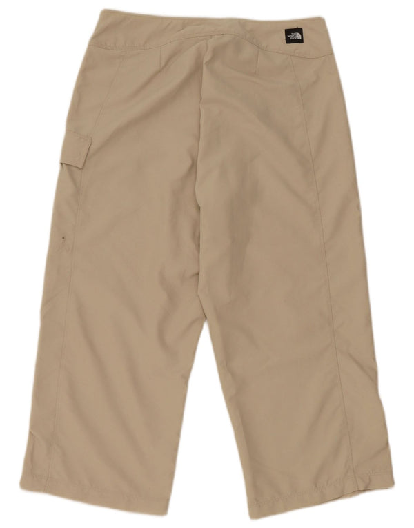 The North Face Womens Loose Fit Capri Trousers XS W25 L21 Beige Polyester