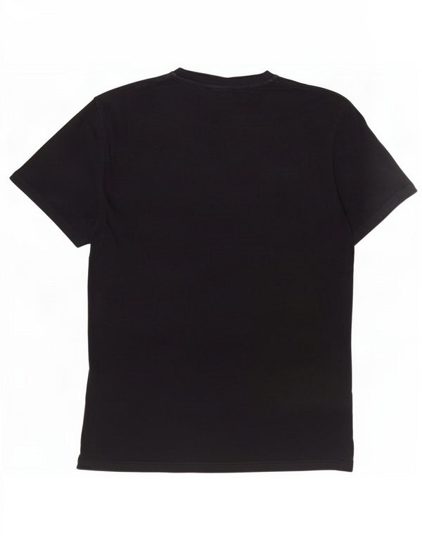 Ανδρικό γραφικό T-Shirt Ellesse Top Large Μαύρο Βαμβακερό