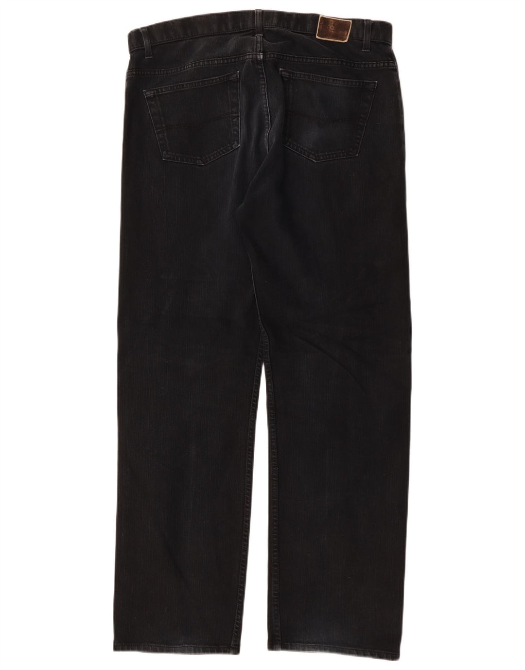 Marks & Spencer Mens Blue Harbour Straight Jeans W36 L31 Black Cotton