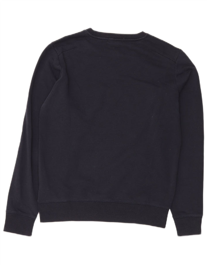 CALVIN KLEIN JEANS Mens Graphic Sweatshirt Jumper Small Navy Blue