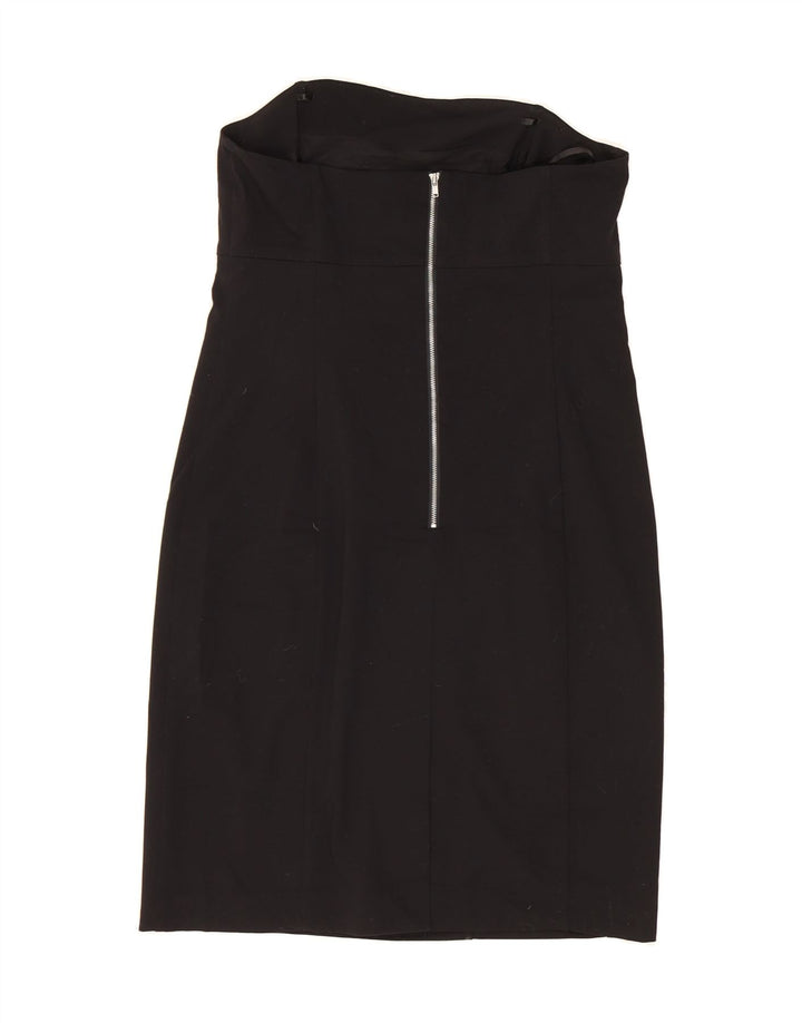 MOSSIMO Womens Strapless Dress US 8 Medium Black Polyester Vintage Mossimo and Second-Hand Mossimo from Messina Hembry 