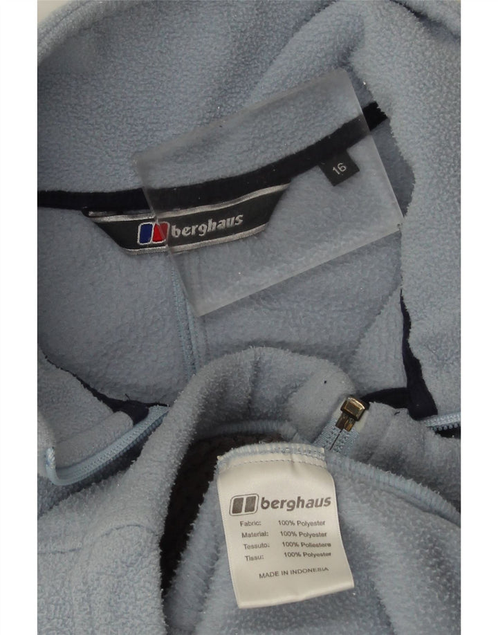 Berghaus Womens Fleece Jumper UK 16 Large Blue Polyester
