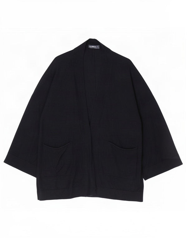 Pulover cardigan deschis supradimensionat pentru femei Zara UK 10 Mic Bleumarin