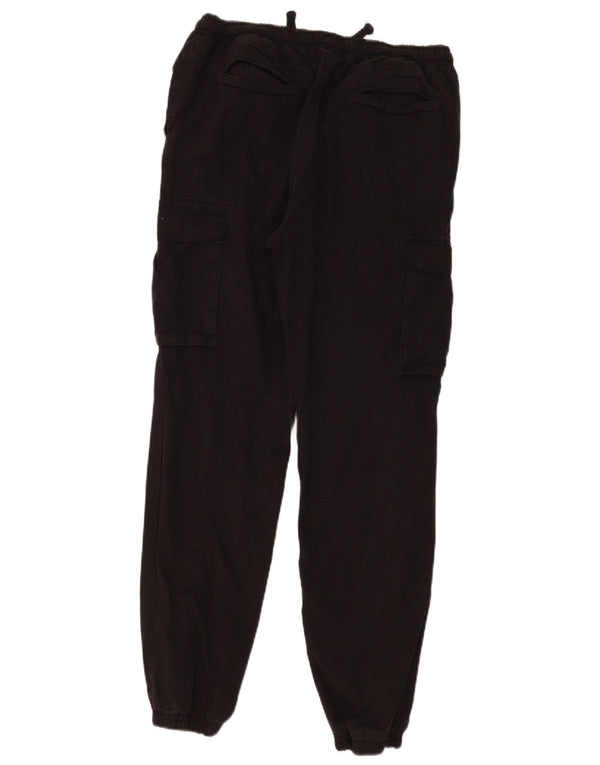 Bench Mens Joggers Cargo Trousers Large W34 L30 Black