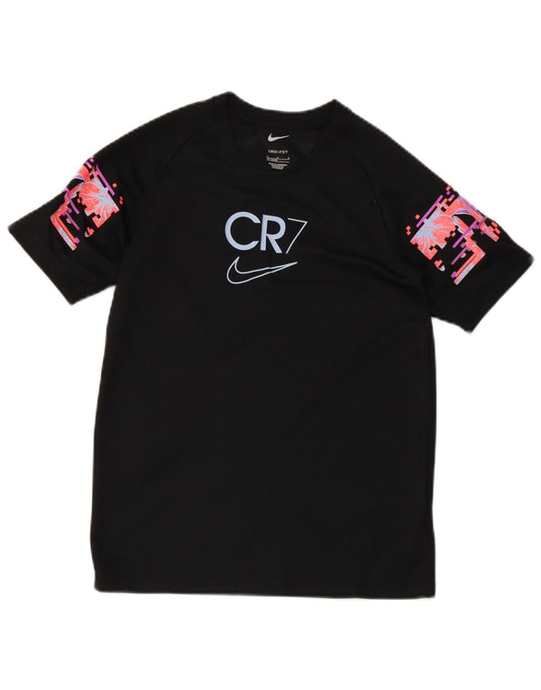 Nike Cristiano Ronaldo Graphic Camiseta para niños 12-13 años Grande Negro