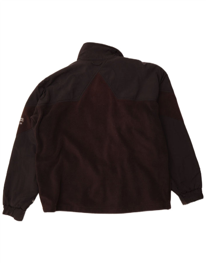 Giacca in pile da uomo Columbia UK 42 XL poliestere nero